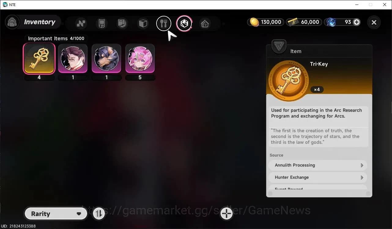 Neverness to Everness Accounts GLOBAL EU|HL 3|3 SSR Limited Nanally, Daffodill + image 8