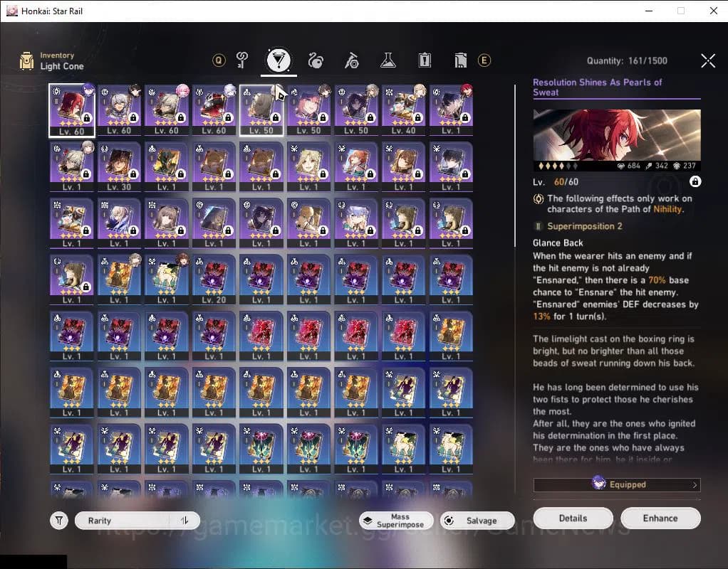 Honkai Star Rail Accounts Asia|TL 48|5 Limited| Yao Guang, Cyrene, Acheron, image 3