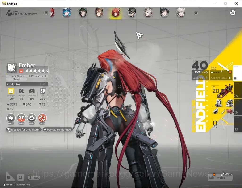Arknights: Endfield Accounts NA/EU|Lv51|7SSR(3Limited)+13(*6WP)|[ZhuangFangyi,L image 10