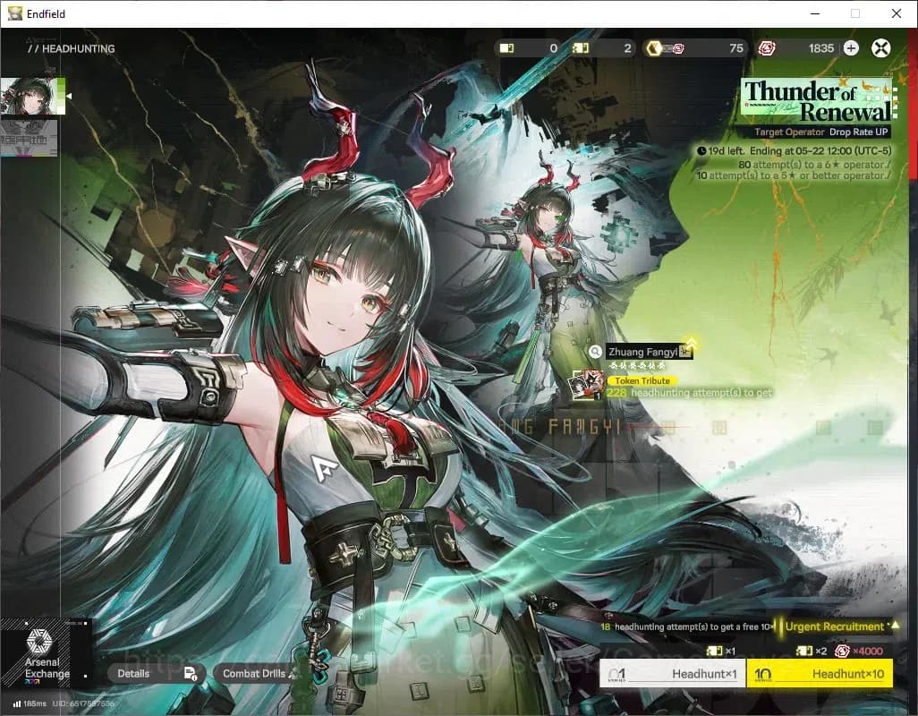 Arknights: Endfield Accounts NA/EU|Lv51|7SSR(3Limited)+13(*6WP)|[ZhuangFangyi,L image 19