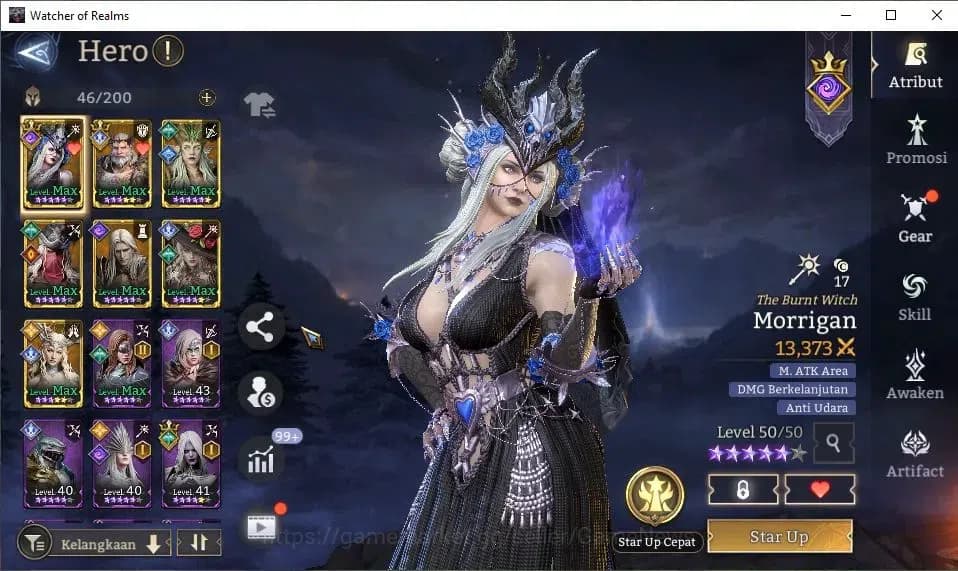 Watcher of Realms Accounts GLOBAL 60x|Lv 33|374K Power|2 Lord[Morrigan,King H image 8