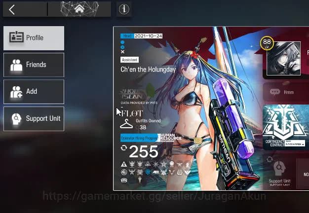 Arknights Accounts Lv120|255 OP+38 Skin|12 Limit|Kirin R,Ela,Marcille image 2