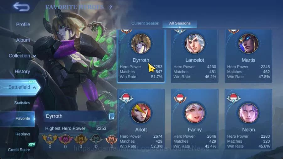Mobile Legends: Bang Bang Accounts Hero 132|Skin 356|High Immo 118|Legend Alucard,Sei image 17