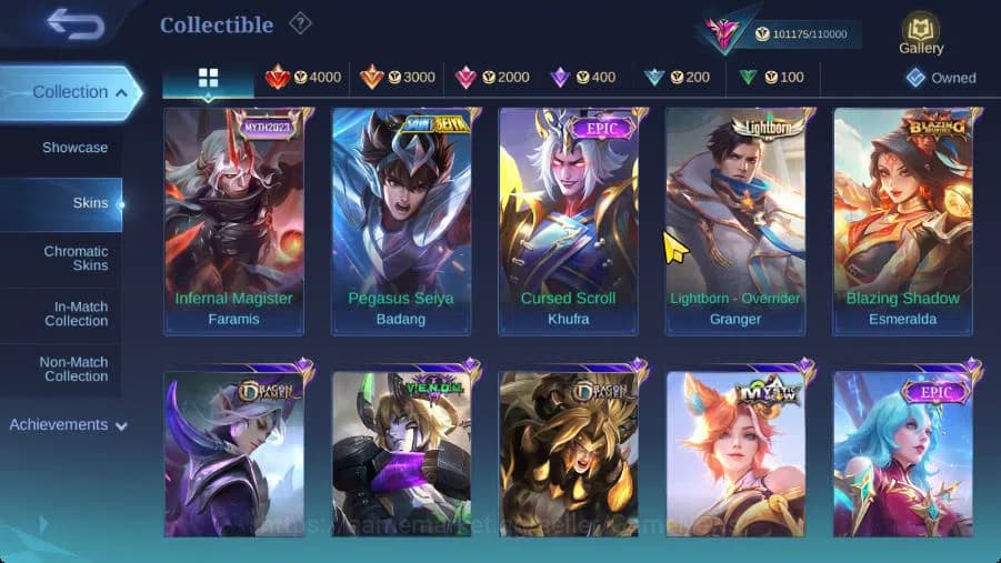 Mobile Legends: Bang Bang Accounts Hero 132|Skin 356|High Immo 118|Legend Alucard,Sei image 9