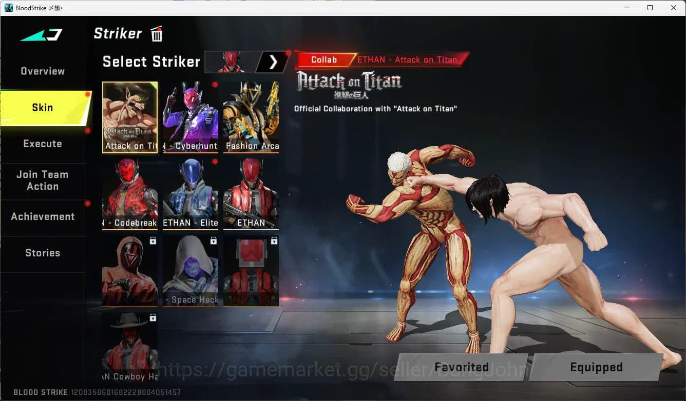 Blood Strike Accounts ASIA | AOT ethan, ultra katya, ultra ran ETC, many image 2