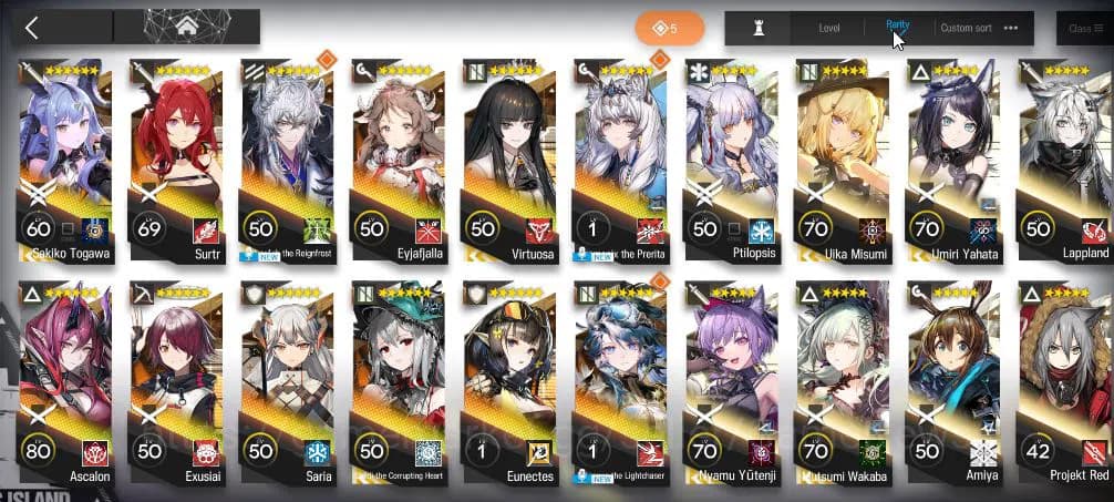 Arknights Accounts Lv 43 | 117 Op+9 Skin | 4 Limited+Collab AVE | Sak image 8