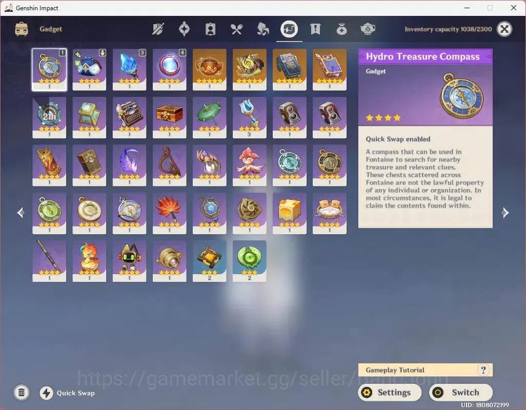Genshin Impact Accounts ASIA|AR 58 | 10 Limited |([Nahdia,Mavuika,HuTao+C1 image 4