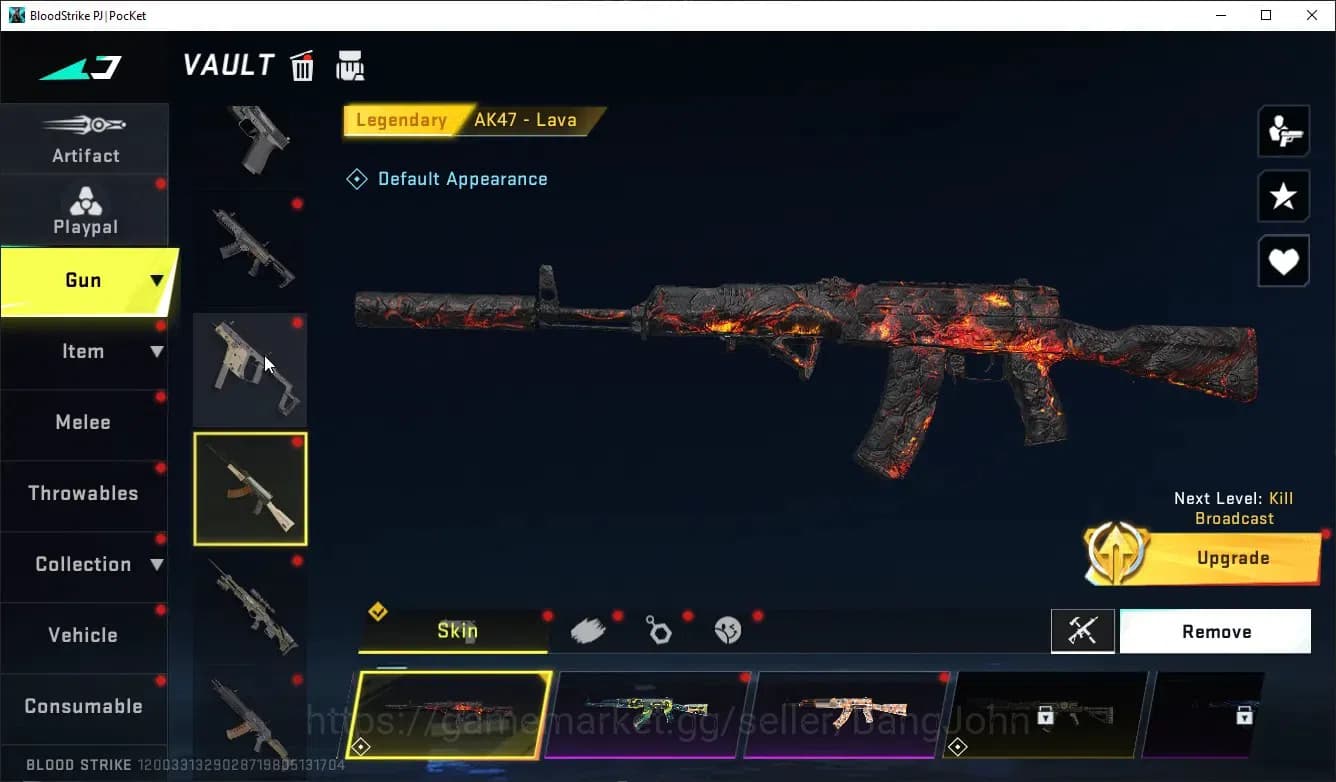 Blood Strike Accounts ASIA|ETHERNAL,UZI(LVL2)|LIMITED,MP7|ULTRA,AUG,AR97 image 12