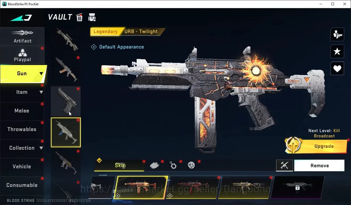 Blood Strike Accounts ASIA|ETHERNAL,UZI(LVL2)|LIMITED,MP7|ULTRA,AUG,AR97 image 14