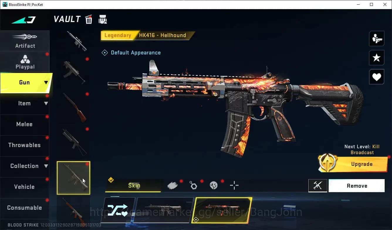 Blood Strike Accounts ASIA|ETHERNAL,UZI(LVL2)|LIMITED,MP7|ULTRA,AUG,AR97 image 18