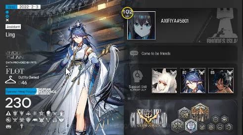 Arknights Accounts Lv 102|230 OP+46 Skin|19K Oru|7 Limited+37 (6*OP)| image 1