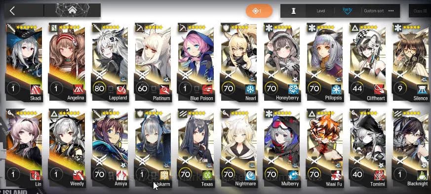 Arknights Accounts Lv 102|230 OP+46 Skin|19K Oru|7 Limited+37 (6*OP)| image 7