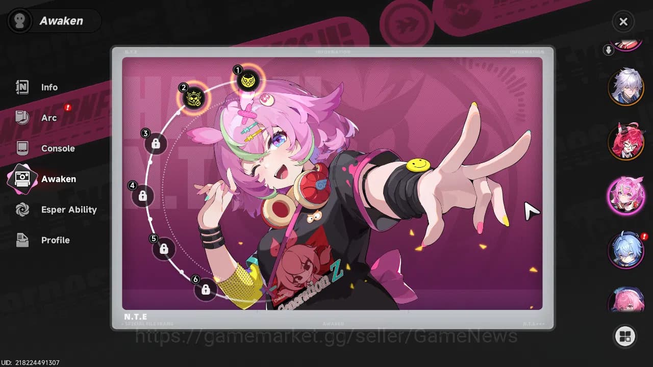 Neverness to Everness Accounts GLOBAL EU|HL 3| 2 SSR (Nanally+Baicang)+Car Skin| image 5