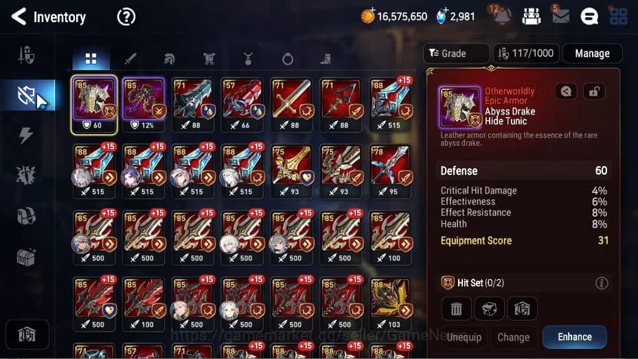 Epic Seven Accounts ASIA Unverif|New Era|4 ML(LOT Scales,NM Luna,LW Lu image 13