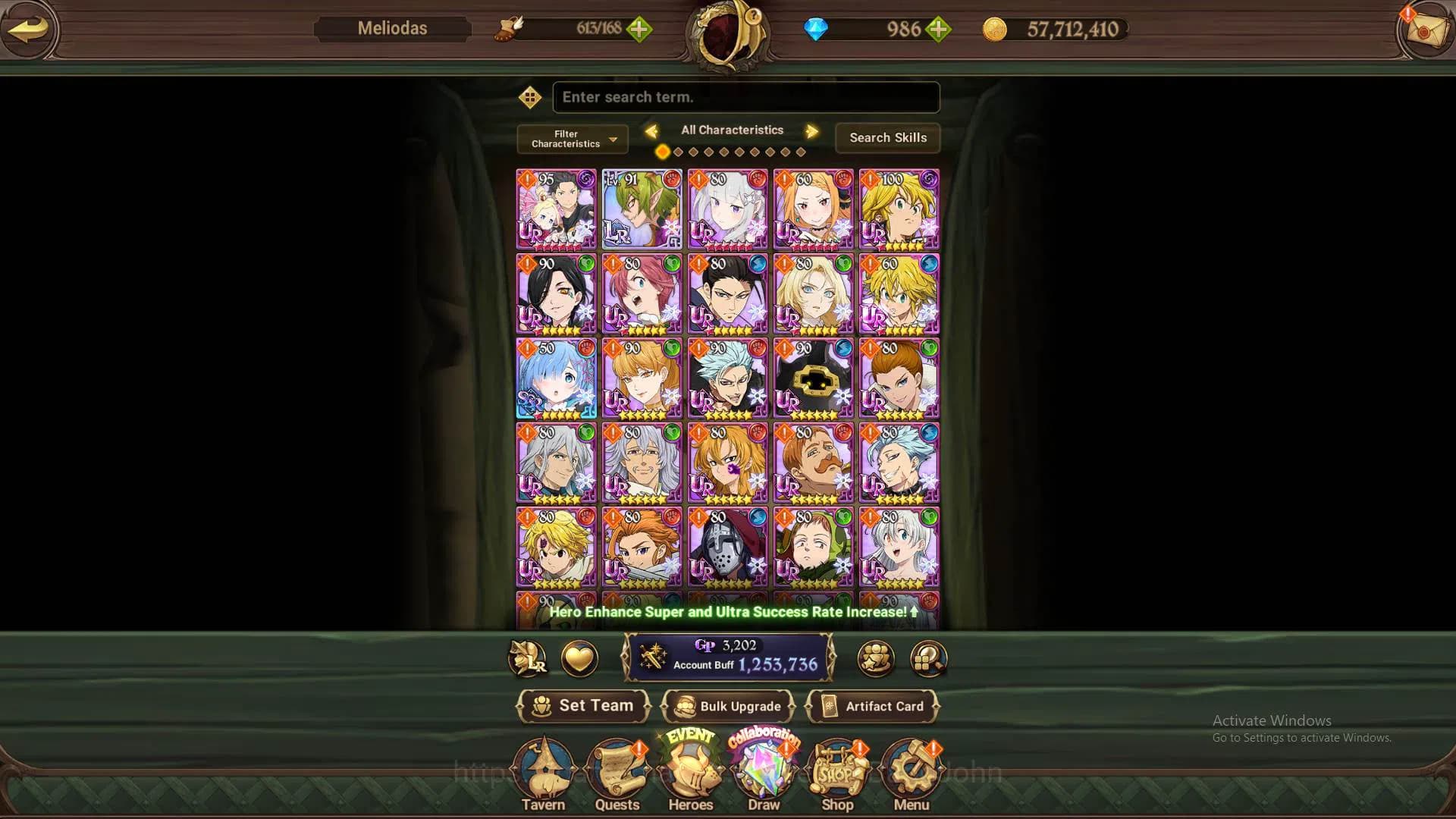 The Seven Deadly Sins: Grand Cross Accounts Global|1.2M CC|DM 986|5 collab Re-zero SuBeatrice, image 10