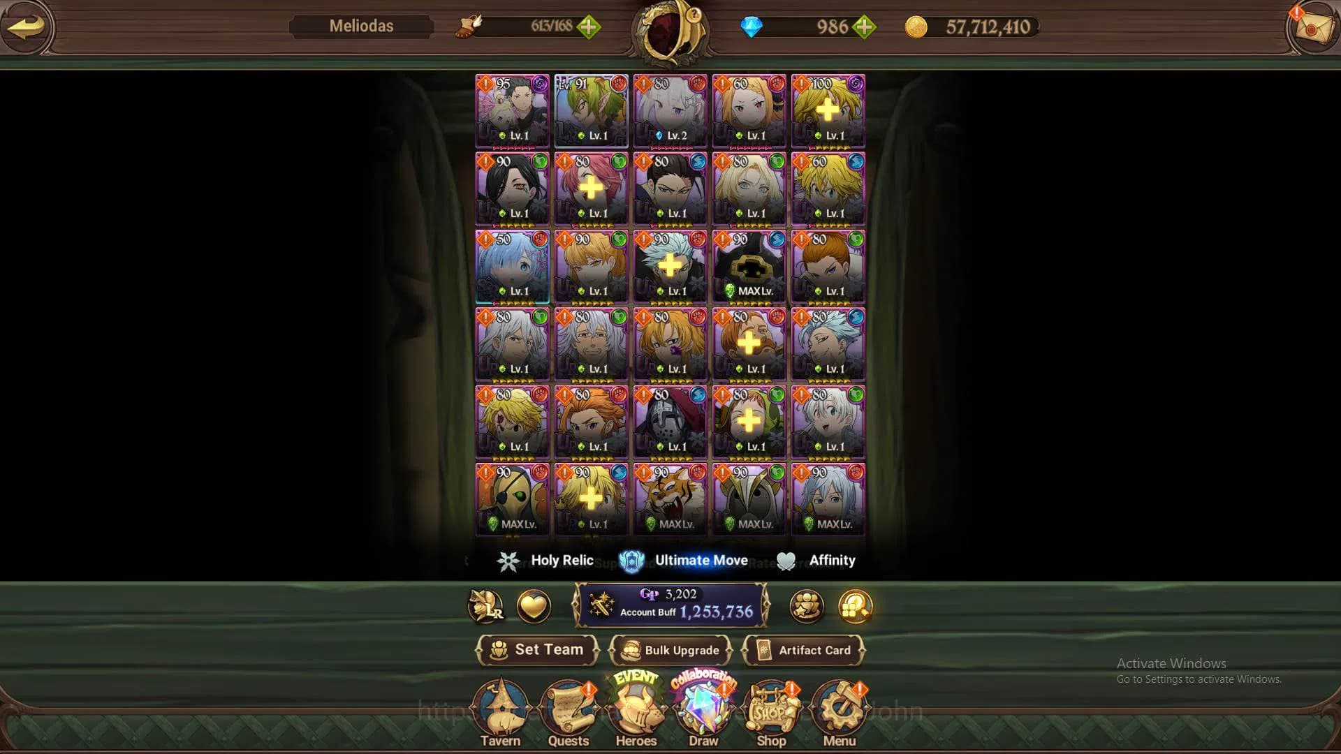 The Seven Deadly Sins: Grand Cross Accounts Global|1.2M CC|DM 986|5 collab Re-zero SuBeatrice, image 8