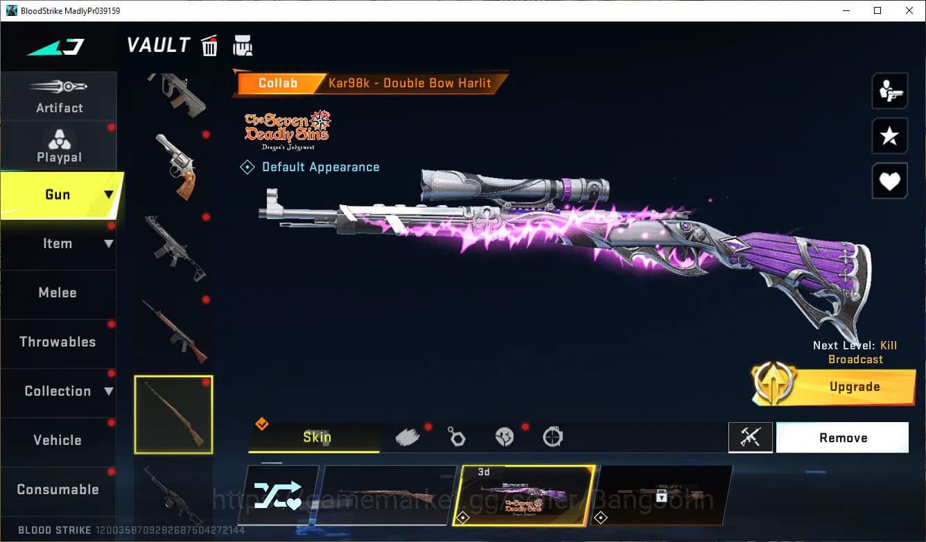 Blood Strike Accounts ASIA|ULTRA=M700,FAL,COLLABKA98K MORE DETAIL CEK SS image 4