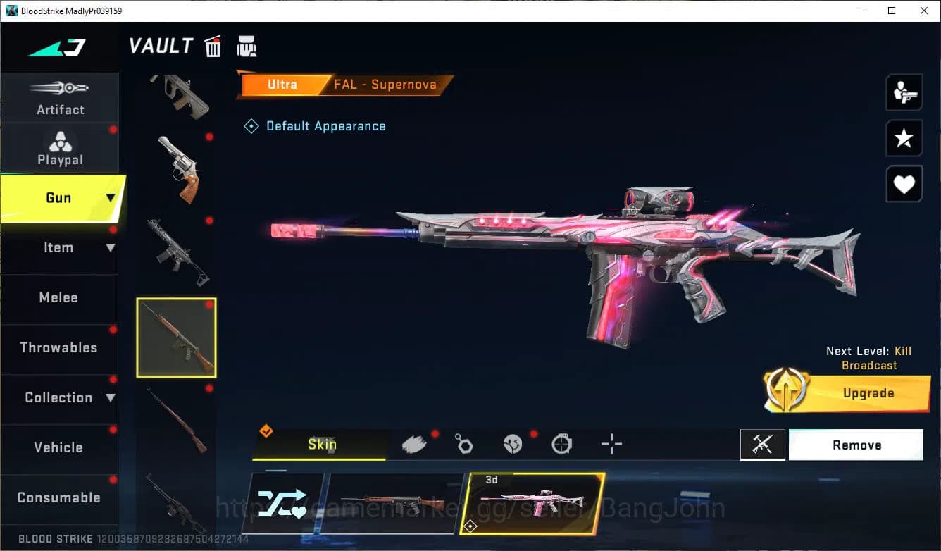 Blood Strike Accounts ASIA|ULTRA=M700,FAL,COLLABKA98K MORE DETAIL CEK SS image 5