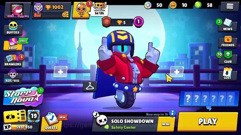 Brawl Stars Accounts 1002 Trophy|16 Brawlers 4 Max Lvl [Doug,Edgar,Bo,S image 1