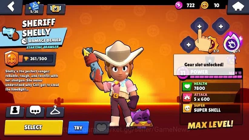 Brawl Stars Accounts 1002 Trophy|16 Brawlers 4 Max Lvl [Doug,Edgar,Bo,S image 10