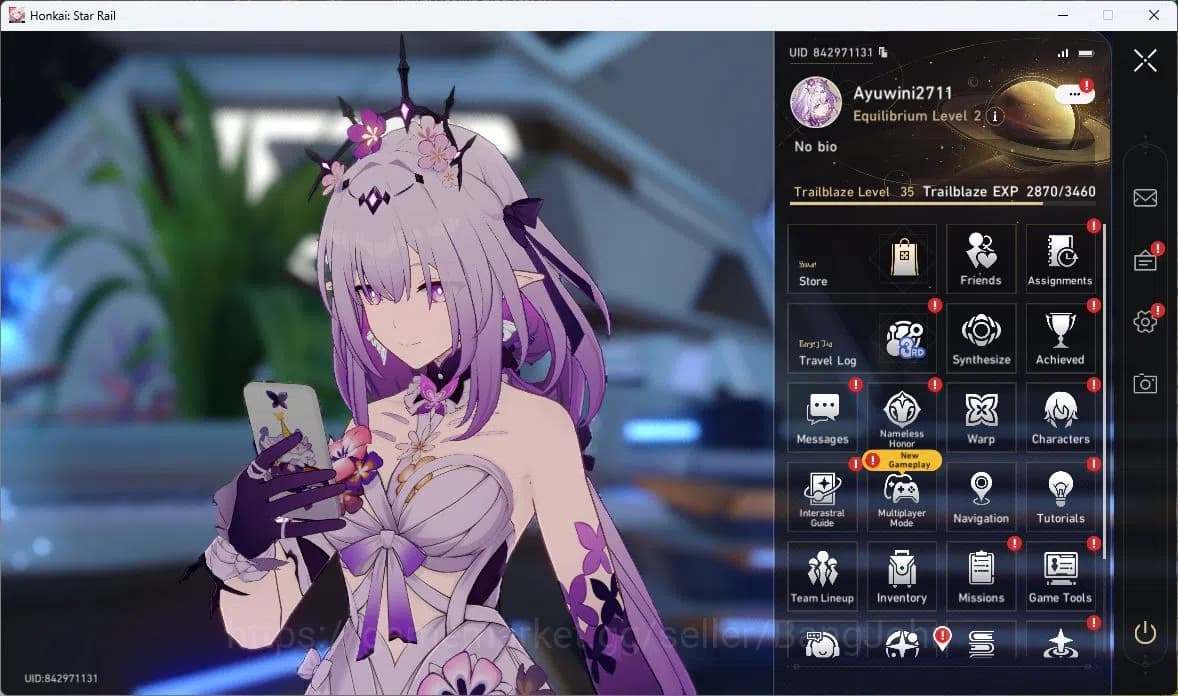 Honkai Star Rail Accounts ASIA | TL 35 | 4 LIMIT | CASTORICE | SILVER WOLF | image 1
