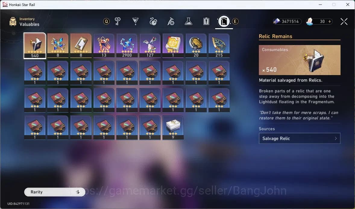 Honkai Star Rail Accounts ASIA | TL 35 | 4 LIMIT | CASTORICE | SILVER WOLF | image 12
