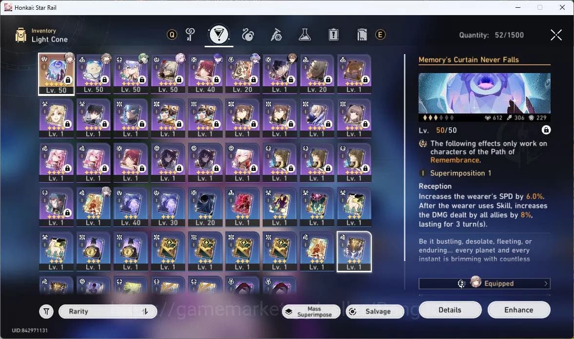 Honkai Star Rail Accounts ASIA | TL 35 | 4 LIMIT | CASTORICE | SILVER WOLF | image 7