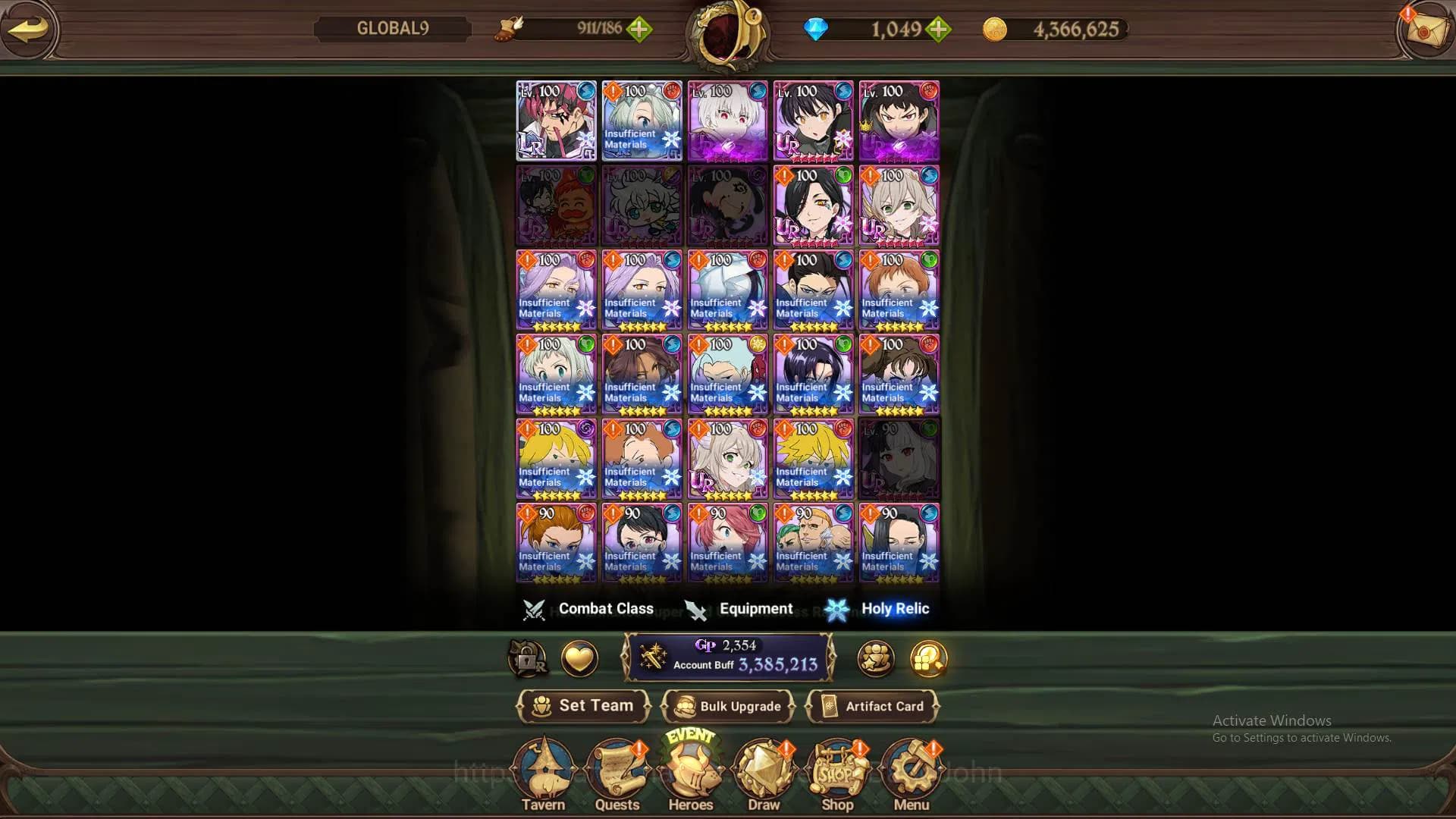 The Seven Deadly Sins: Grand Cross Accounts GLOBAL|3.3m CC|DM 1.049|2LR Cusack,Elizabeth|Full image 10