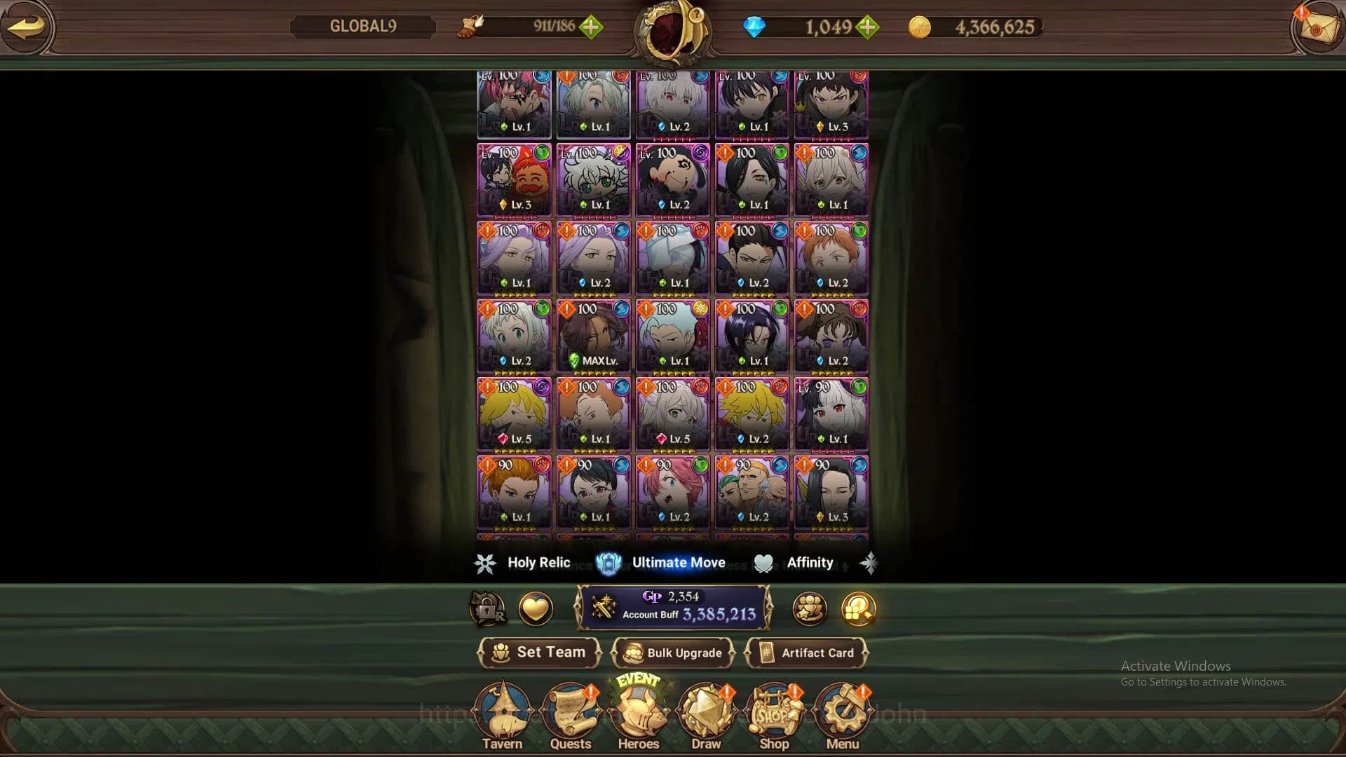 The Seven Deadly Sins: Grand Cross Accounts GLOBAL|3.3m CC|DM 1.049|2LR Cusack,Elizabeth|Full image 11