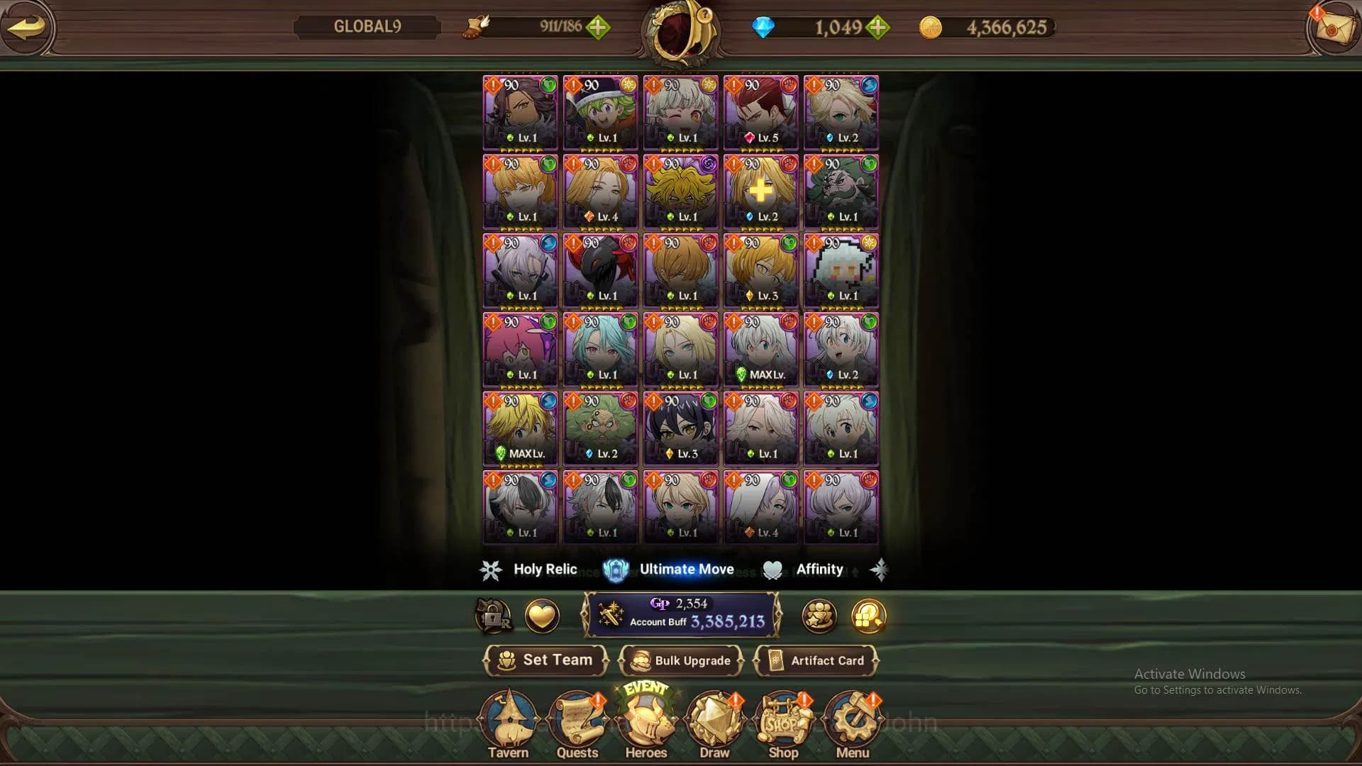 The Seven Deadly Sins: Grand Cross Accounts GLOBAL|3.3m CC|DM 1.049|2LR Cusack,Elizabeth|Full image 12
