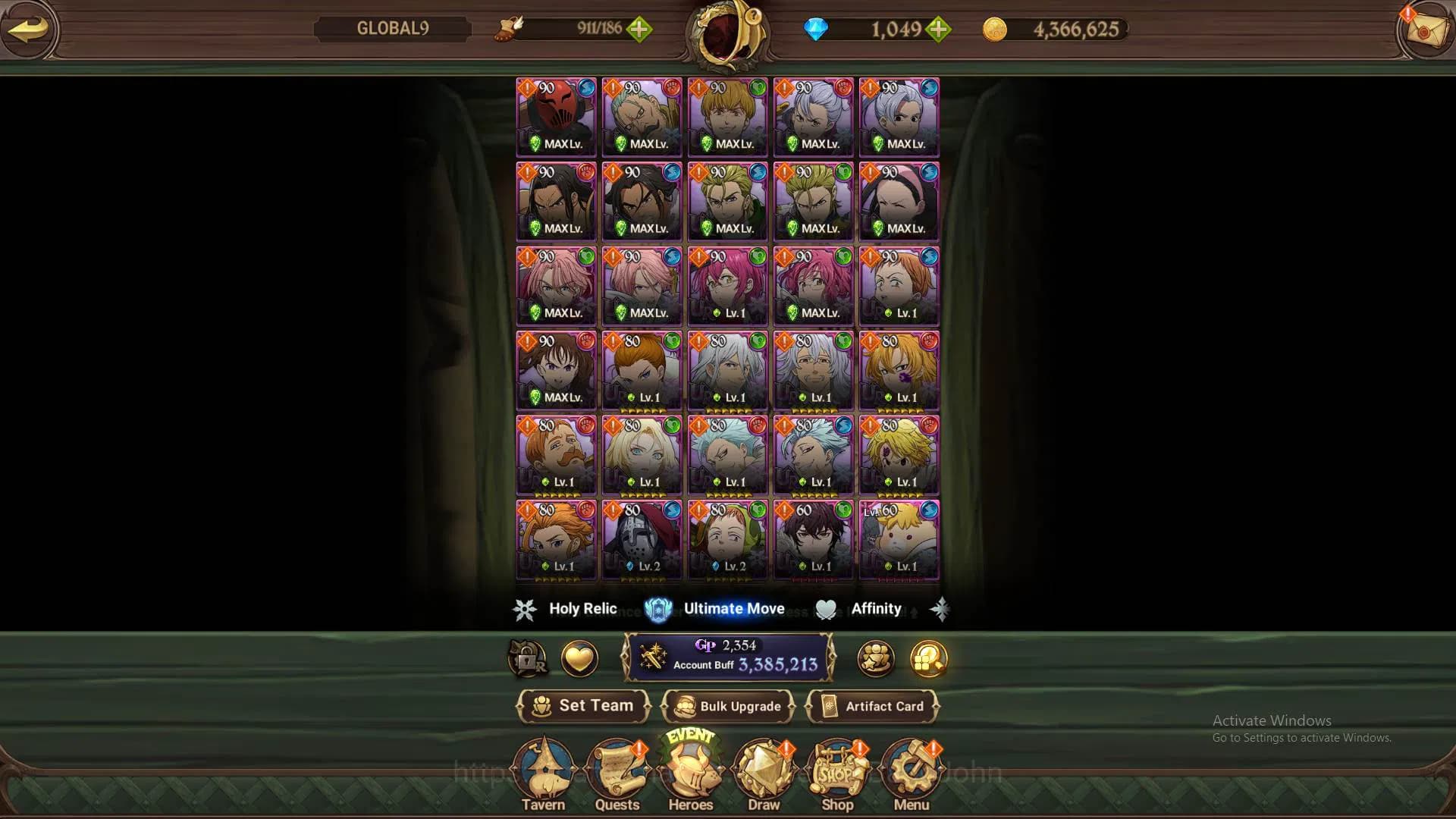 The Seven Deadly Sins: Grand Cross Accounts GLOBAL|3.3m CC|DM 1.049|2LR Cusack,Elizabeth|Full image 14