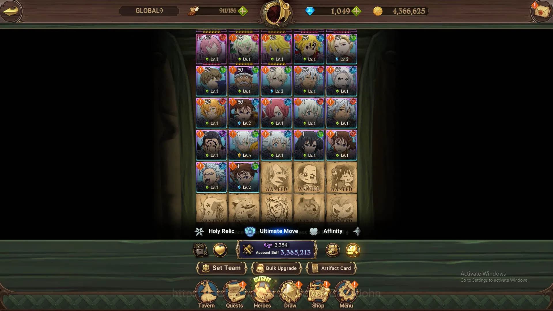The Seven Deadly Sins: Grand Cross Accounts GLOBAL|3.3m CC|DM 1.049|2LR Cusack,Elizabeth|Full image 15