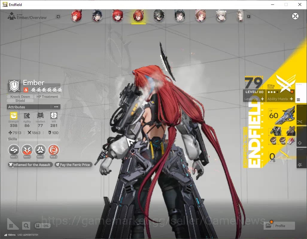 Arknights: Endfield Accounts NA/EU|Lv49|6SSR(2Limited)+8(*6WP)|Laevatain+sign,Z image 5