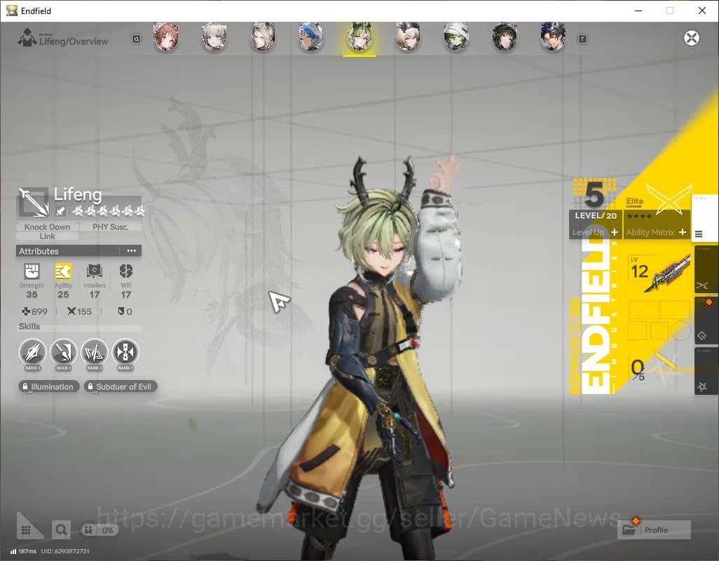 Arknights: Endfield Accounts NA/EU|Lv49|6SSR(2Limited)+8(*6WP)|Laevatain+sign,Z image 9