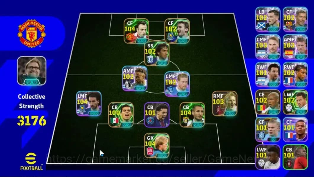 eFootball Accounts Mobile|Dimitar Berbatov,Marc Cucurella,Giorgio Chi image 1