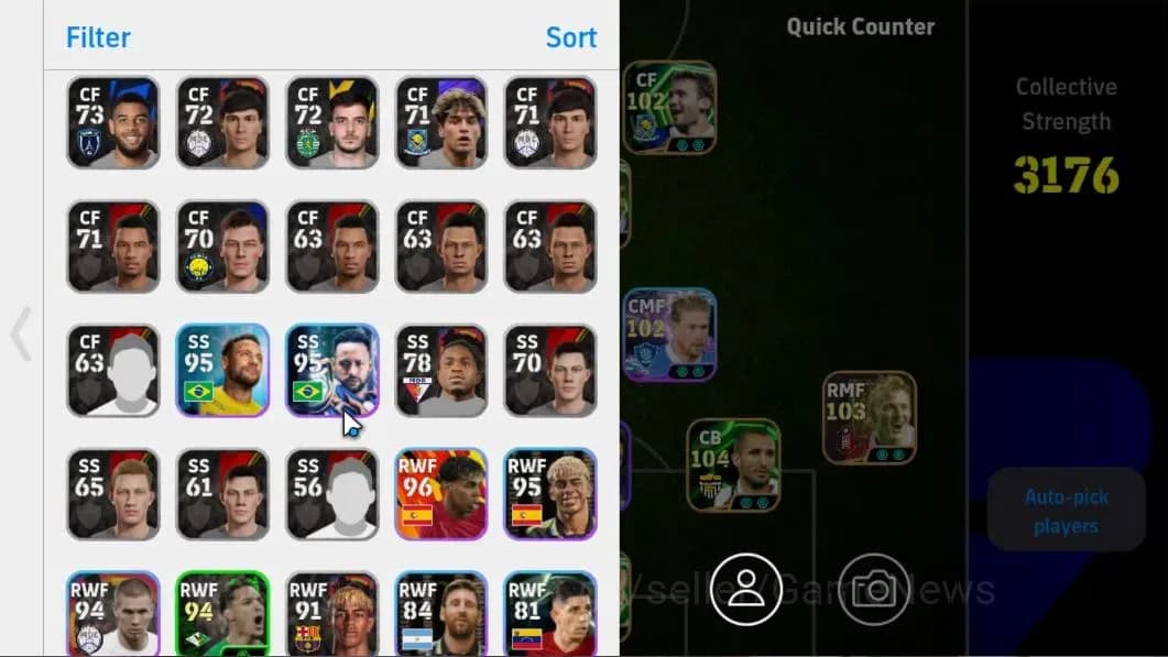 eFootball Accounts Mobile|Dimitar Berbatov,Marc Cucurella,Giorgio Chi image 3
