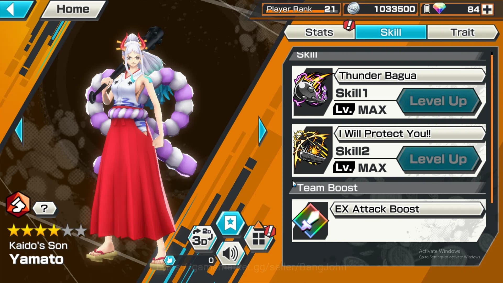 One Piece Bounty Rush Accounts Global | 4 EX | 3 MAX | Rank 21 | Gol D. Roger, Ro image 7