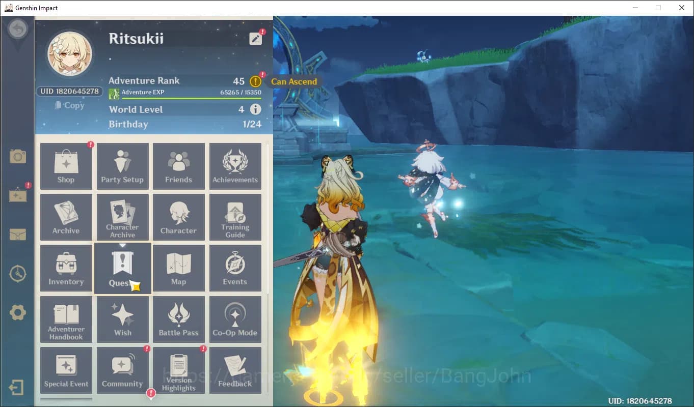 Genshin Impact Accounts ASIA | AR 45 | xilonen, Zhongli, tignar, fsruzan m image 1