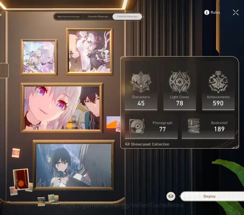 Honkai Star Rail Accounts Asia|TL 70|16 Limited|Evernight,Hyacine,Castorice, image 3