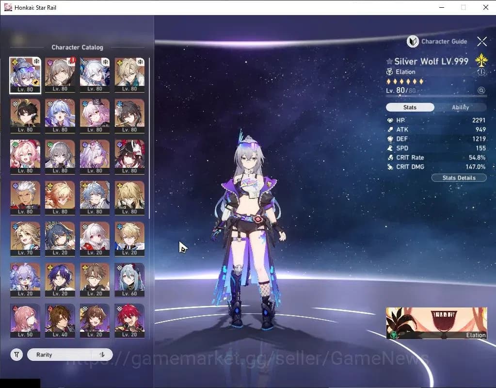 Honkai Star Rail Accounts Asia|TL 70|16 Limited|Evernight,Hyacine,Castorice, image 5