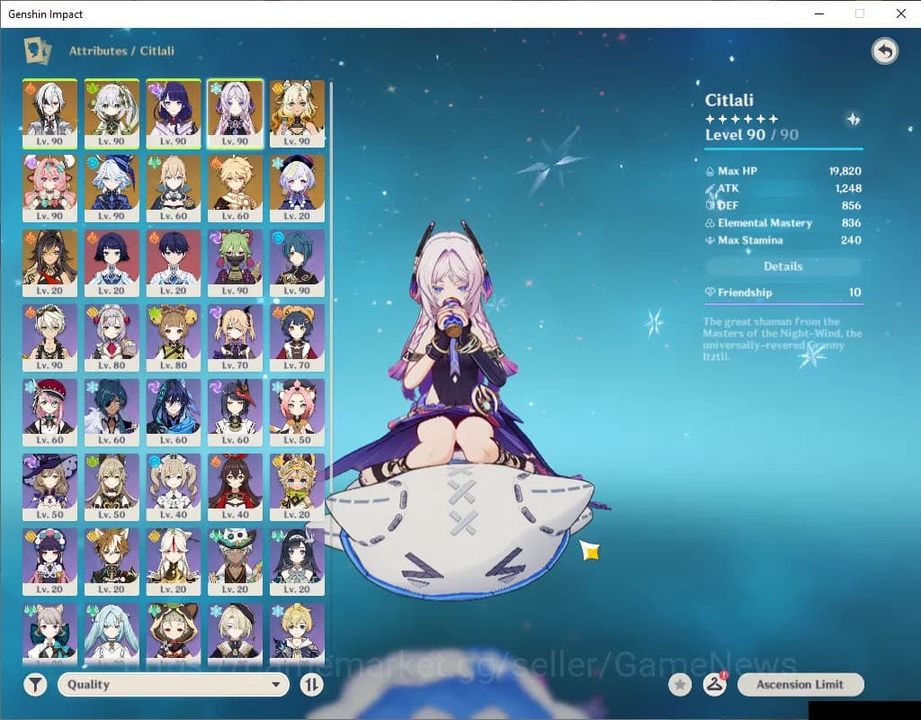 Genshin Impact Accounts ASIA|AR 57|7 Limited+2(*5Weapon)|Arlecchino+Sign,N image 14