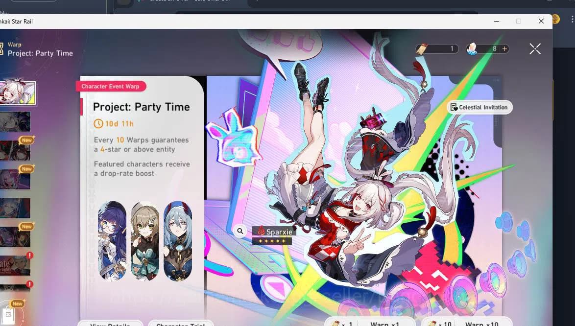 Honkai Star Rail Accounts ASIA | TL 64| 10 limit| Cyrene, Yao Guang, Phainon image 2