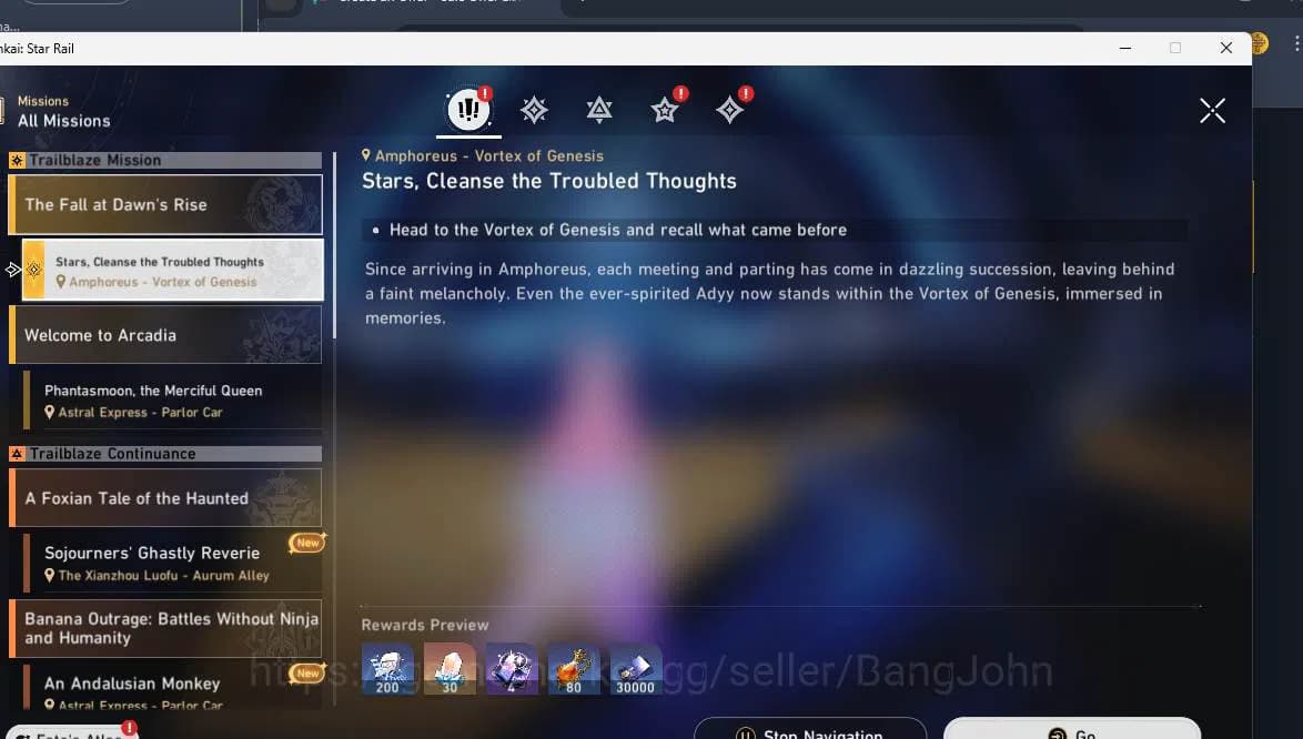 Honkai Star Rail Accounts ASIA | TL 64| 10 limit| Cyrene, Yao Guang, Phainon image 7