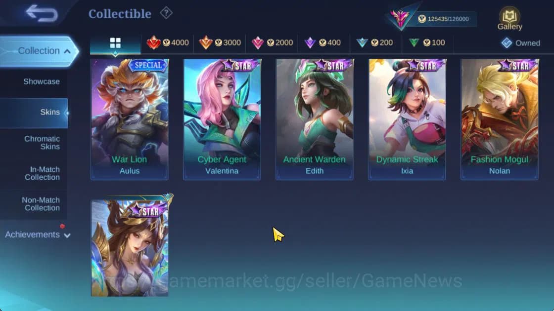 Mobile Legends: Bang Bang Accounts Hero 132|Skin 426|High Glory 67|Legend Franco,Prim image 13