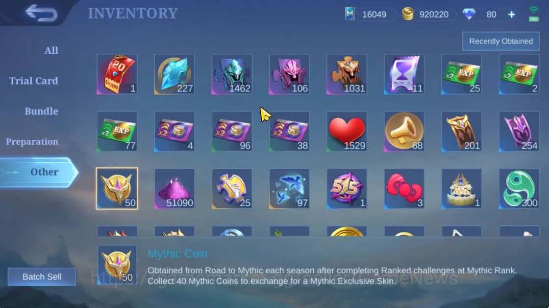 Mobile Legends: Bang Bang Accounts Hero 132|Skin 426|High Glory 67|Legend Franco,Prim image 4