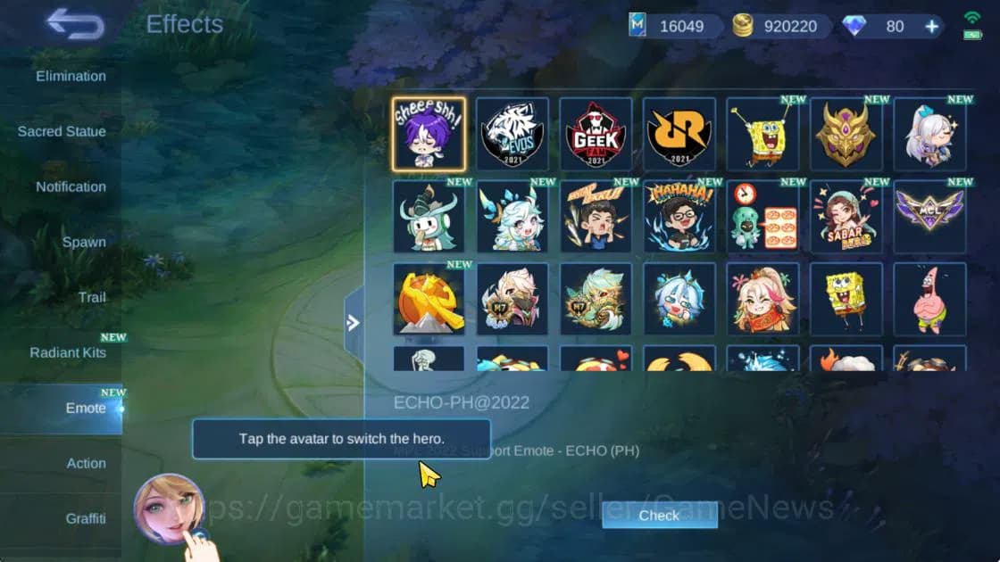 Mobile Legends: Bang Bang Accounts Hero 132|Skin 426|High Glory 67|Legend Franco,Prim image 7