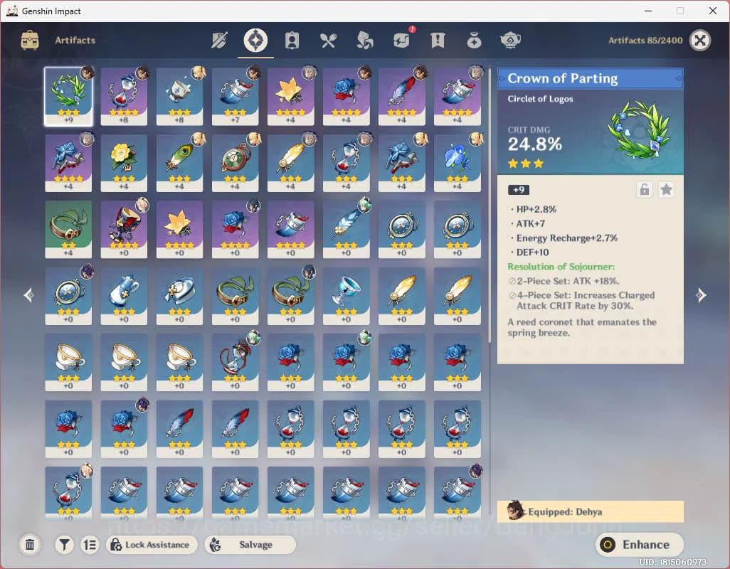 Genshin Impact Accounts ASIA|AR 23|1 limit+ 1 standard(Lauma, Dehya) etc| image 11