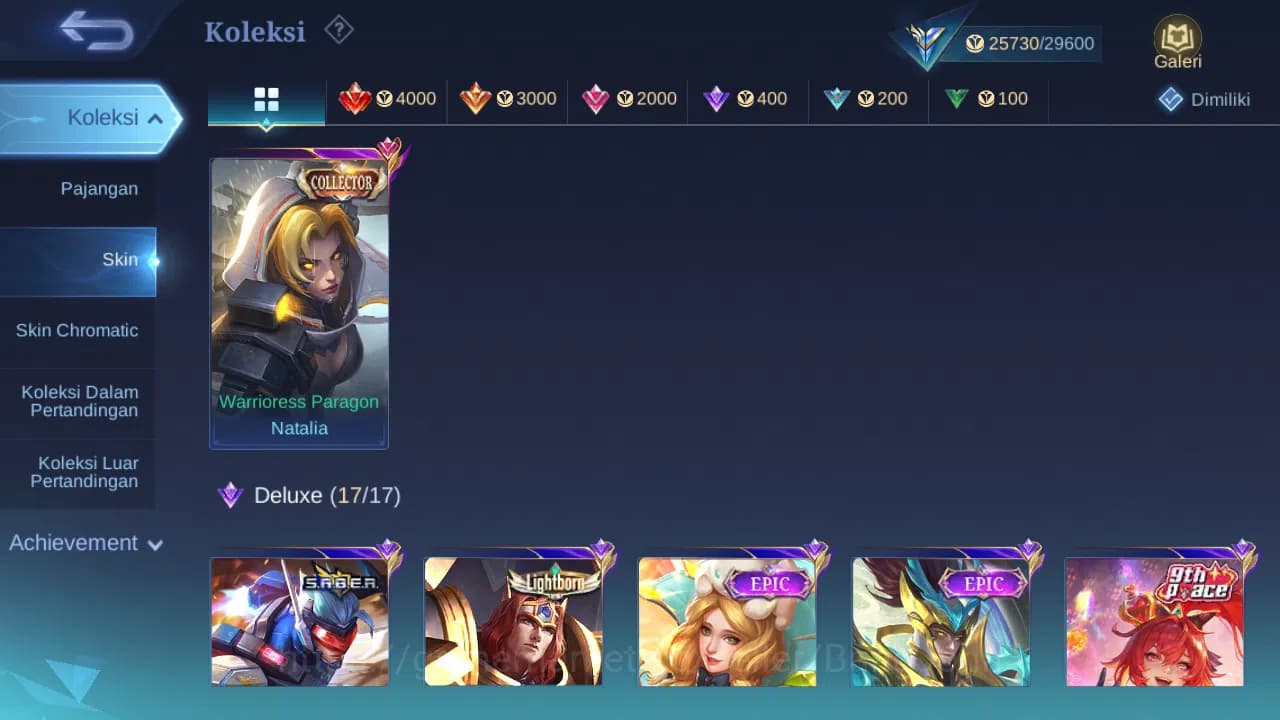 Mobile Legends: Bang Bang Accounts Hero 76 Skin 135 | CC Natalia | Lightborn Tigreal image 2