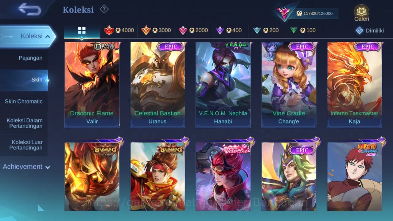 Mobile Legends: Bang Bang Accounts GLOBAL Hero 132 Skin 397 | Legend Freya | KOF Mash image 11