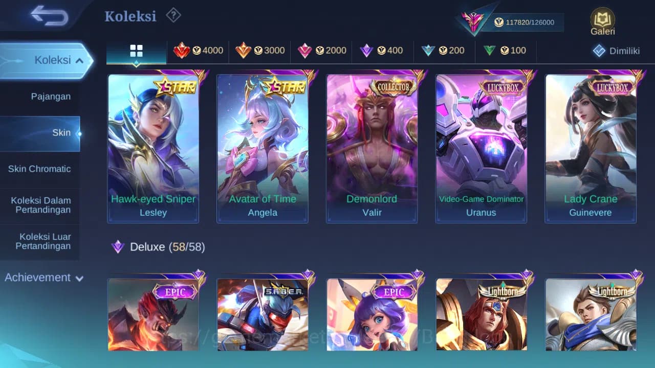 Mobile Legends: Bang Bang Accounts GLOBAL Hero 132 Skin 397 | Legend Freya | KOF Mash image 15